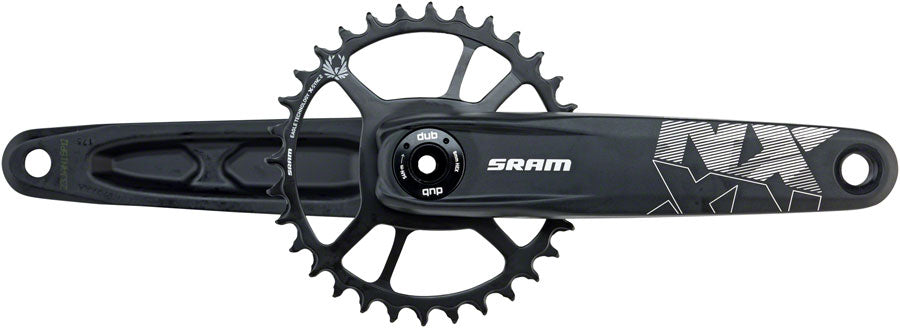 SRAM NX Eagle Fat Bike Crankset - 175mm 12-Speed 30t Direct Mount DUB Spindle Interface BLK