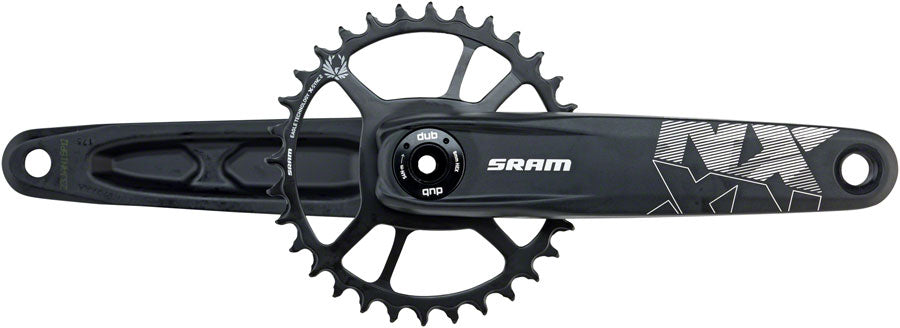 SRAM NX Eagle Boost Crankset - 175mm 12-Speed 32t Direct Mount DUB Spindle Interface BLK - The Bike Hub