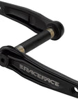 RaceFace Ride Fat Bike Crankset - 170mm Direct Mount RaceFace EXISpindle Interface For 190mm Rear Spacing BLK