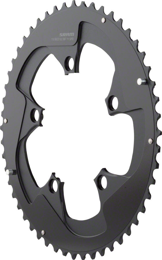SRAM Red 22 52T x 110mm BCD YAW Chainring with Two Pin Positions B2