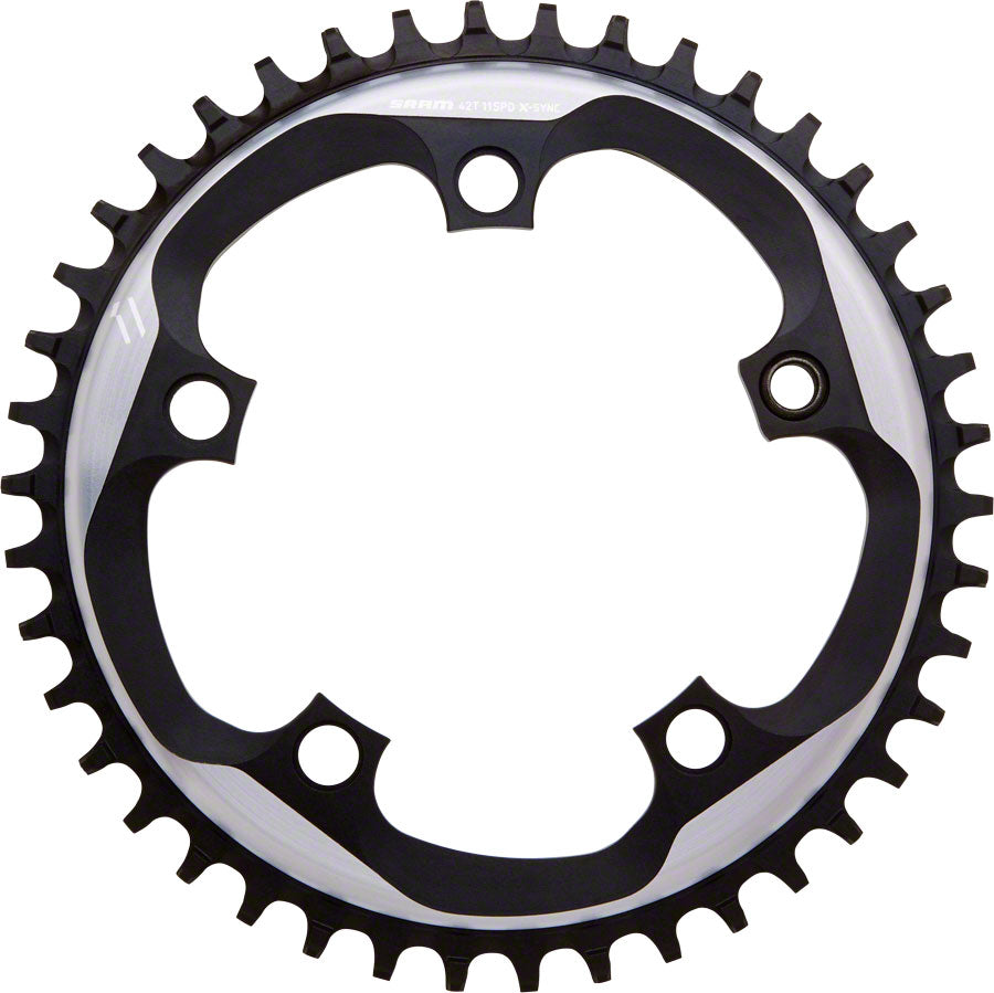 SRAM X-Sync Chainring 46 Teeth 110mm BCD Polished Grey/Matte Black