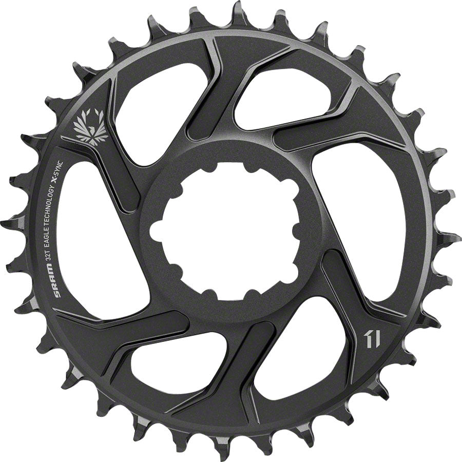 SRAM X-Sync 2 Eagle Direct Mount Chainring - 34 Tooth 3mm Boost Offset 12-Speed BLK