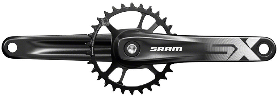 SRAM SX Eagle Boost 148 Crankset - 175mm 12-Speed 32t Direct Mount Power Spline Spindle Interface BLK A1