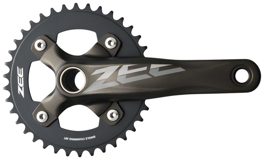 Shimano ZEE FC-M640 Crankset - 175mm 10-Speed 36t 104 BCD Hollowtech II Spindle Interface Includes Bottom Bracket BLK