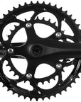 Samox R3s Crankset - 170mm 9-10-Speed 50/34t 110 bcd JIS Square Taper Black