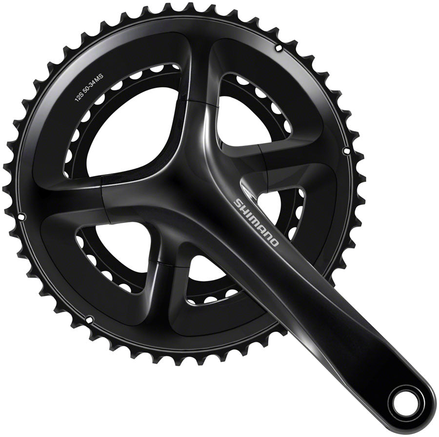 Shimano 105 FC-RS520 Crankset - 175mm 12-Speed 50/34t 110 Asymmetric BCD Hollowtech II Spindle Interface BLK