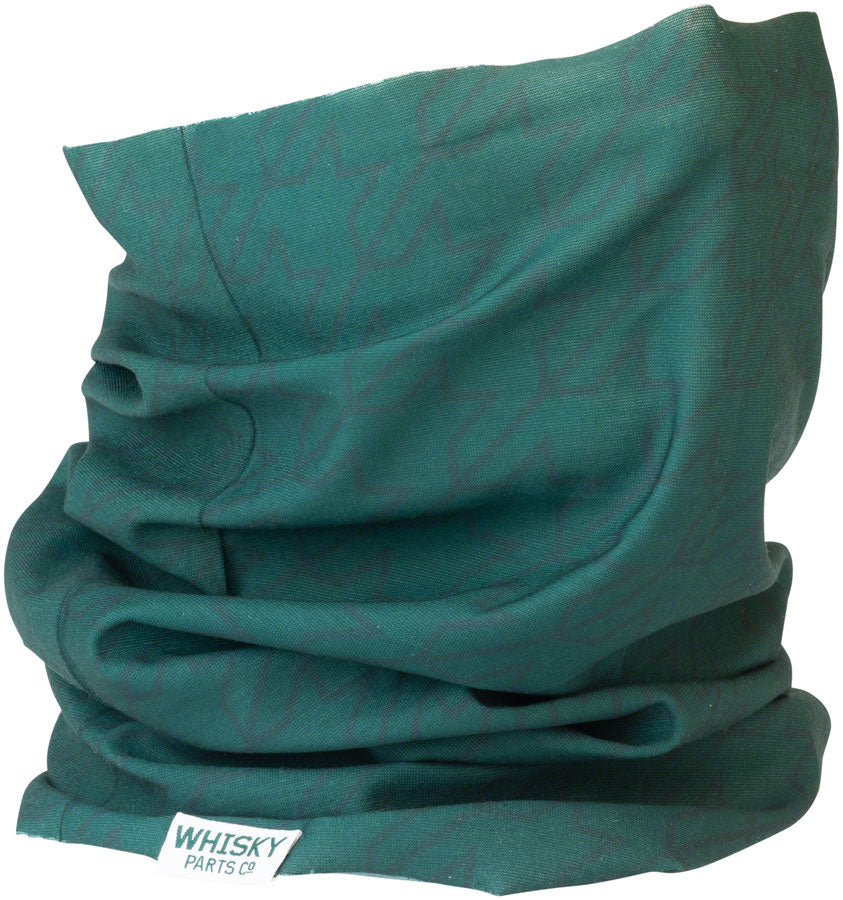 WHISKY Go Fast Get Fancy Neck Gaiter - Green One Size