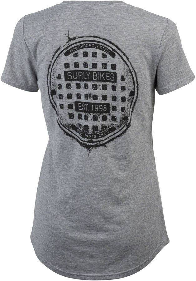 Surly The Ultimate Frisbee Womens T-Shirt - Gray Large