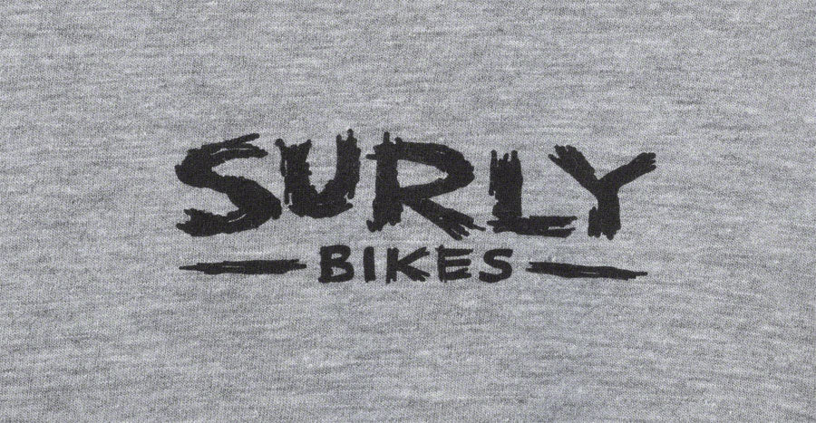 Surly The Ultimate Frisbee Womens T-Shirt - Gray X-Large