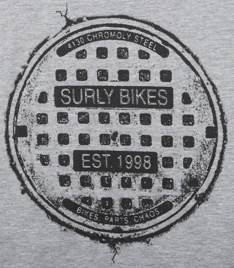 Surly The Ultimate Frisbee Womens T-Shirt - Gray 2X-Large
