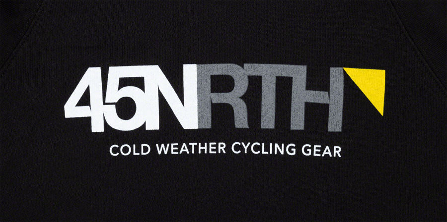 45NRTH Logo Pullover Hoodie - Unisex Black 2X-Large