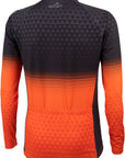 45NRTH Last Light Thermal Long Sleeve Jersey - Mens Orange/Black Small
