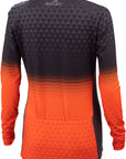 45NRTH Last Light Thermal Long Sleeve Jersey - Womens Orange/Black X-Large