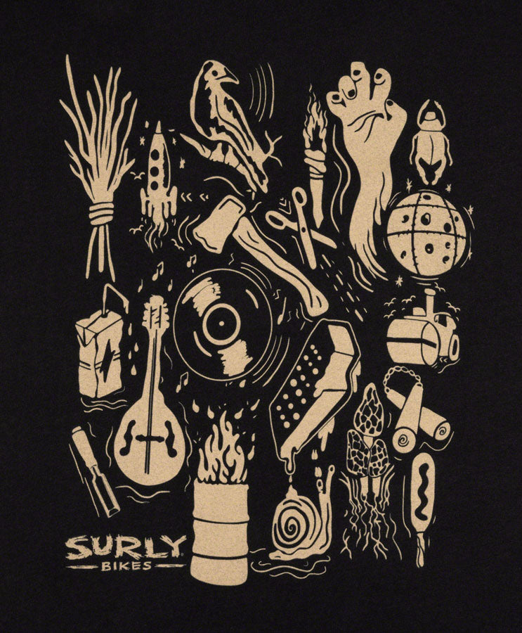 Surly Stamp Collection Womens T-Shirt - Black Medium