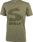 Surly Steel Consortium Mens T-Shirt - Light Olive Large