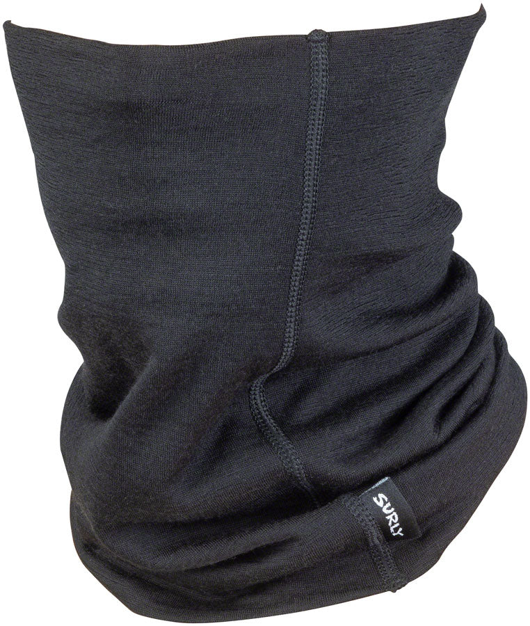 Surly Lightweight Neck Toob - Wool Black 150gm One Size