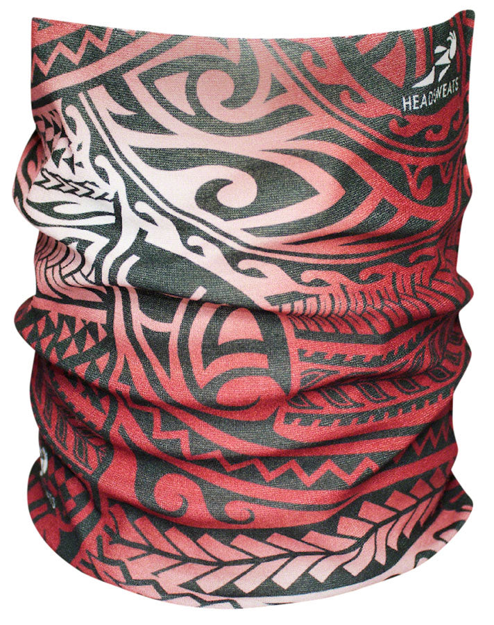 Headsweats Ultra Band Multi-Purpose Headband - Half Red Tribal One Size