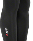 Garneau Zip Leg Warmer 2: Pair~ Black~ XL