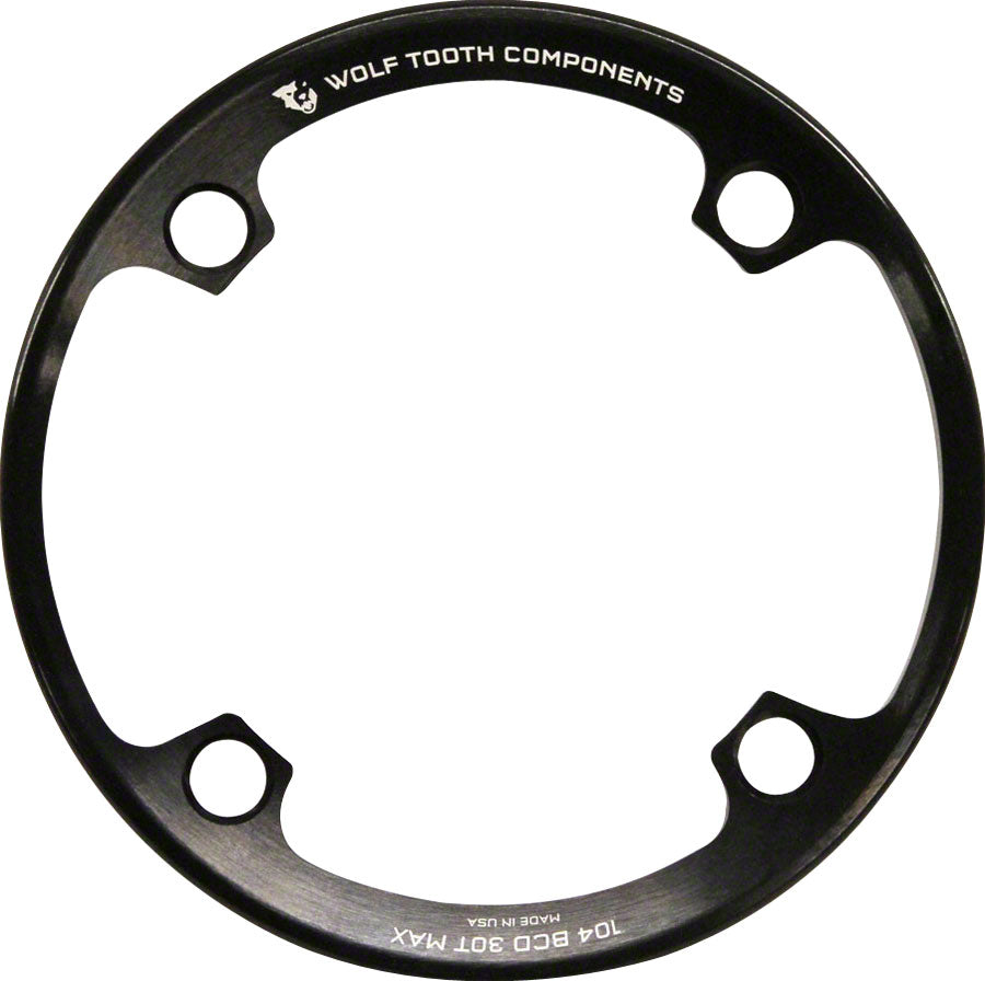 Wolf Tooth Bash Guard: for 104 BCD Cranks fits 26T - 30T Chainrings