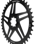 Wolf Tooth Direct Mount Chainring - 44t SRAM Direct Mount Drop-Stop B For SRAM 8-Bolt Cranksets 6mm Offset BLK