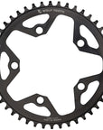Wolf Tooth 110 BCD Cyclocross Road Chainring - 42t 110 BCD 5-Bolt Drop-Stop 10/11/12-Speed Eagle Flattop Compatible BLK