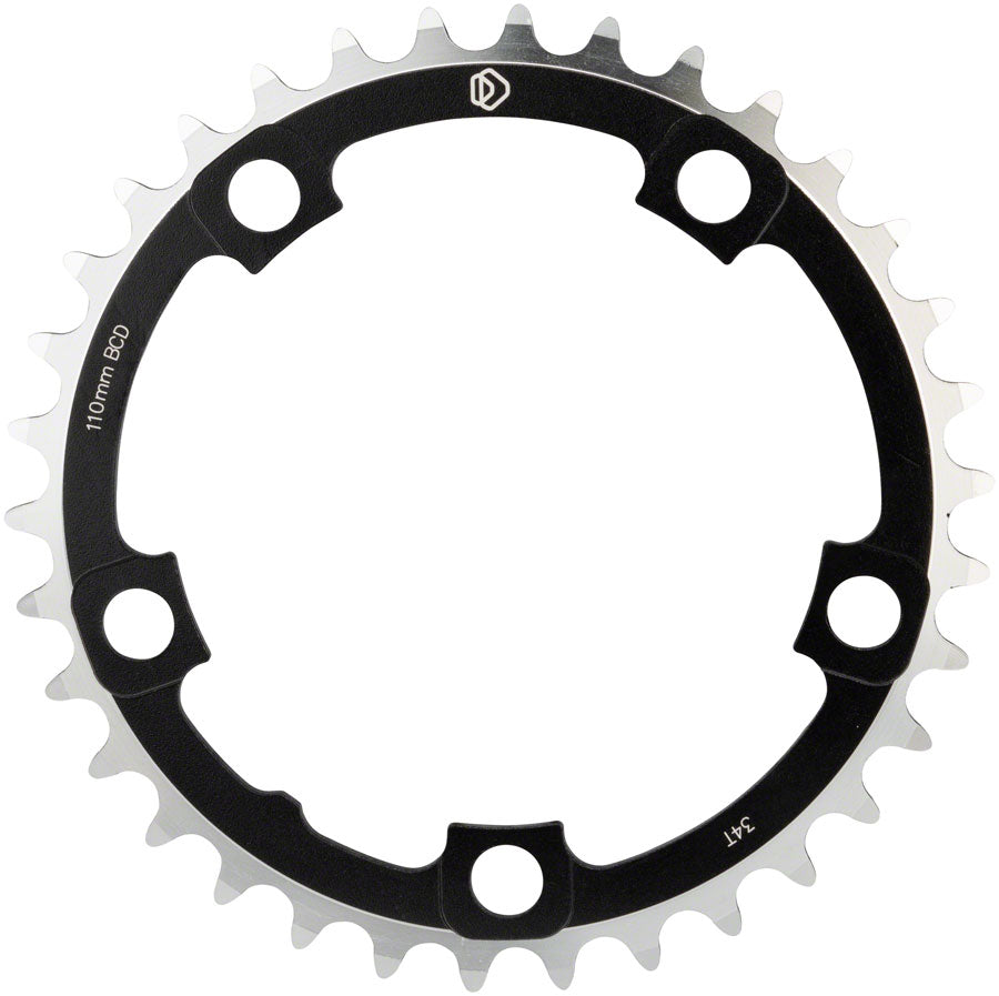 Dimension Multi Speed Chainring - 34T 110mm BCD Middle Black