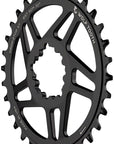 Wolf Tooth Direct Mount Chainring - 34t SRAM Direct Mount For SRAM 3-Bolt Boost Requires 12-Speed Hyperglide+ Chain BLK