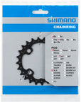 Shimano FC-M675 Chainring - 24t