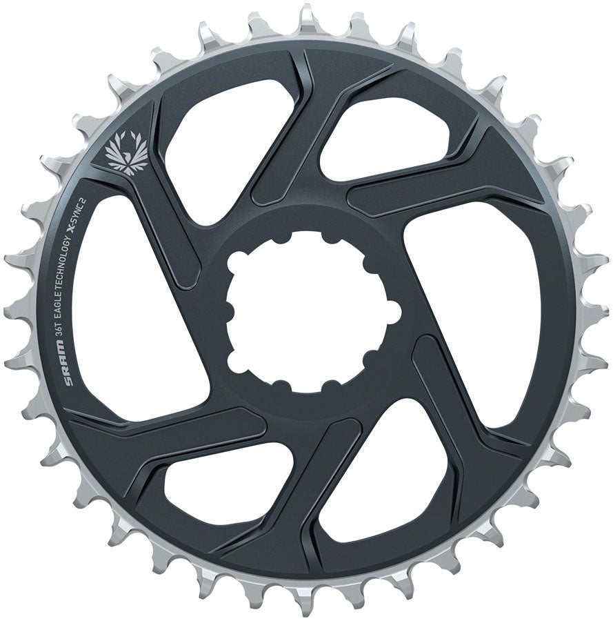 SRAM Eagle X-SYNC 2 Direct Mount Chainring - 36t Direct Mount 3mm Offset For Boost Lunar/Polar Grey
