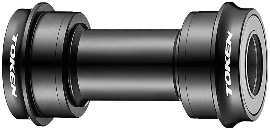 Token BB30AR Press Fit Bottom Bracket - BB30 Shimano HollowTech II Black
