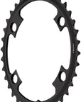 Easton Asymmetric Chainring: 4-Bolt 11-Speed 36t Black