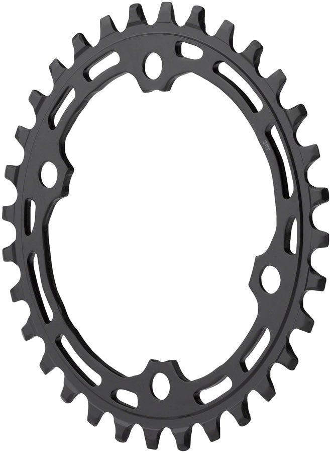 Shimano FC-MT510-1 Chainring - 30t 12-Speed Asymmetric 96 BCD Black - The Bike Hub
