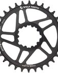 Wolf Tooth Direct Mount Chainring - 36t SRAM Direct Mount Drop-Stop B For SRAM 3-Bolt Boost Cranks 3mm Offset BLK