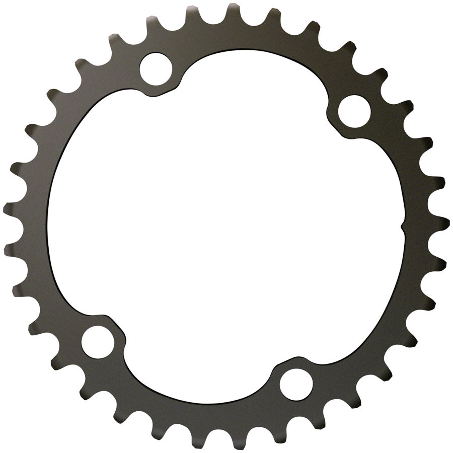 SRAM Force 2x12-Speed Inner Chainring - 35t 107 BCD 4-Bolt Blast BLK For use 48t Outer