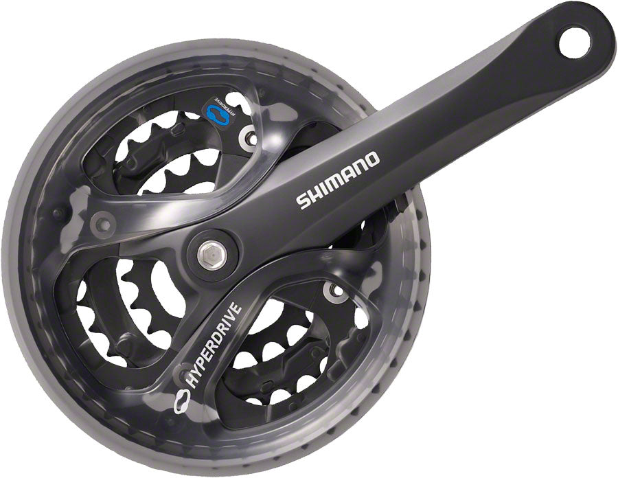 Shimano Acera FC-M361 Crankset - 170mm 7/8-Speed 42/32/22t 104/64 BCD Square Taper JIS Spindle Interface BLK