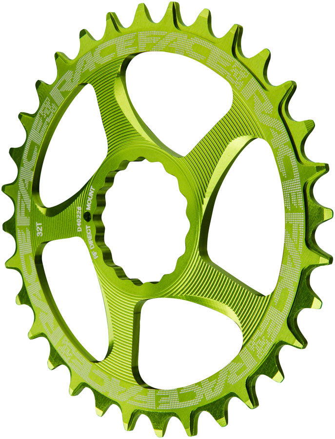 RaceFace Narrow Wide Chainring: Direct Mount CINCH 34t Green