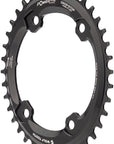 Wolf Tooth Elliptical Shimano 110 Asymmetric BCD Chainring - 38t 110 Asymmetric BCD 4-Bolt Drop-Stop For Shimano GRX Cranks BLK