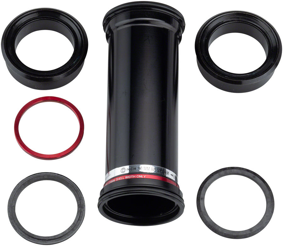 RaceFace CINCH BB124 Bottom Bracket 41mm ID x 124mm Shell x 30mm Spindle Double Row Bearing External Seal