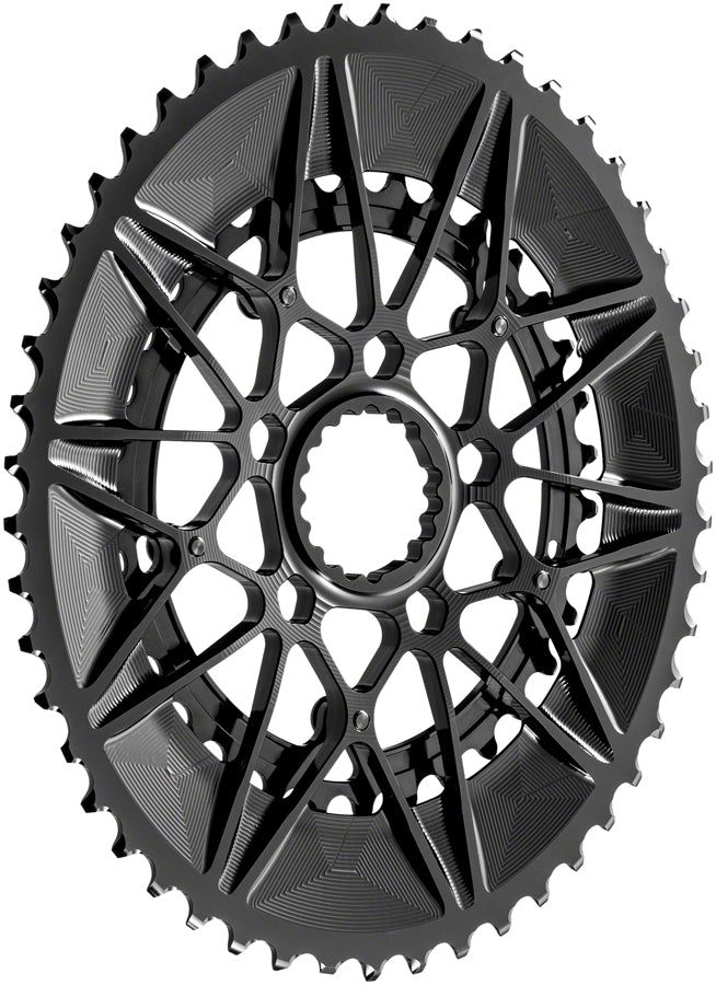 absoluteBLACK SpideRing Oval Direct Mount Chainring Set - 52/36t Cannondale Hollowgram Direct Mount BLK