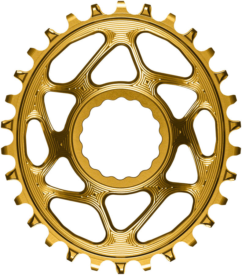 Absolute Black Oval Cinch DM Boost Chainring 30T - Gold