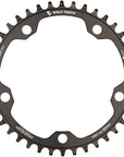 Wolf Tooth 130 BCD Road Cyclocross Chainring - 42t 130 BCD 5-Bolt Drop-Stop 10/11/12-Speed Eagle Flattop Compatible BLK