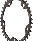 Wolf Tooth 130 BCD Road Cyclocross Chainring - 42t 130 BCD 5-Bolt Drop-Stop 10/11/12-Speed Eagle Flattop Compatible BLK