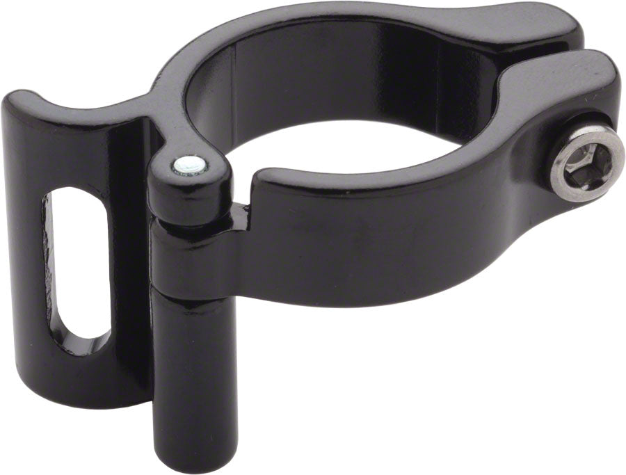 Problem Solvers Braze-on Adaptor Clamp 34.9mm Slotted Black