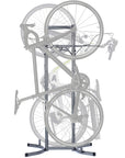Delta Heavy Duty Two Bike Upright Storage Stand - Powdercoat Gray