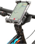 Delta Hefty Holder Plus Smartphone Bike Mount - Clear Gray