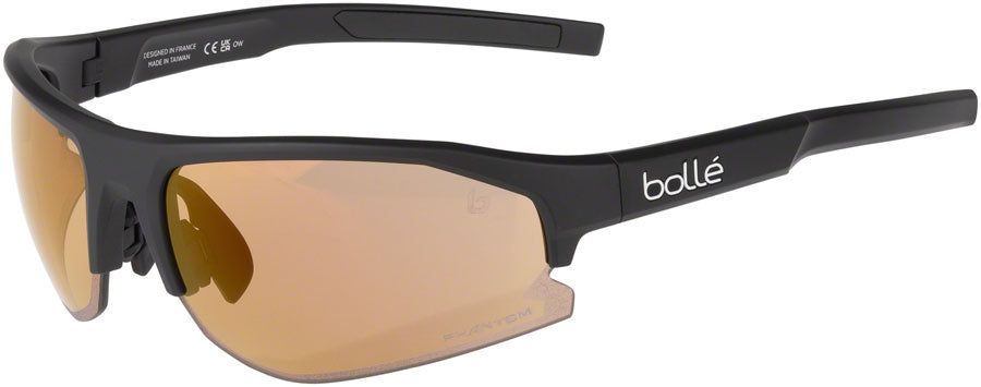 Bolle Bolt 2.0 Sunglasses - Matte Black/ Phantom Brown Red Polarized