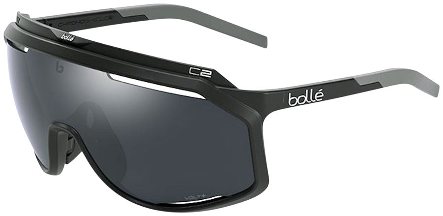 Bolle CHRONOSHIELD Sunglasses - Matte BLK Volt+ Cold White Polarized Lenses