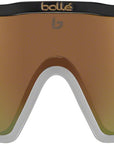 Bolle B-ROCK PRO Sunglasses - Shiny Black Brown Gold Lenses