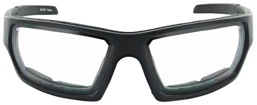 Mountain Shades Roscoe Safety Glasses - Matte Black Clear Lens