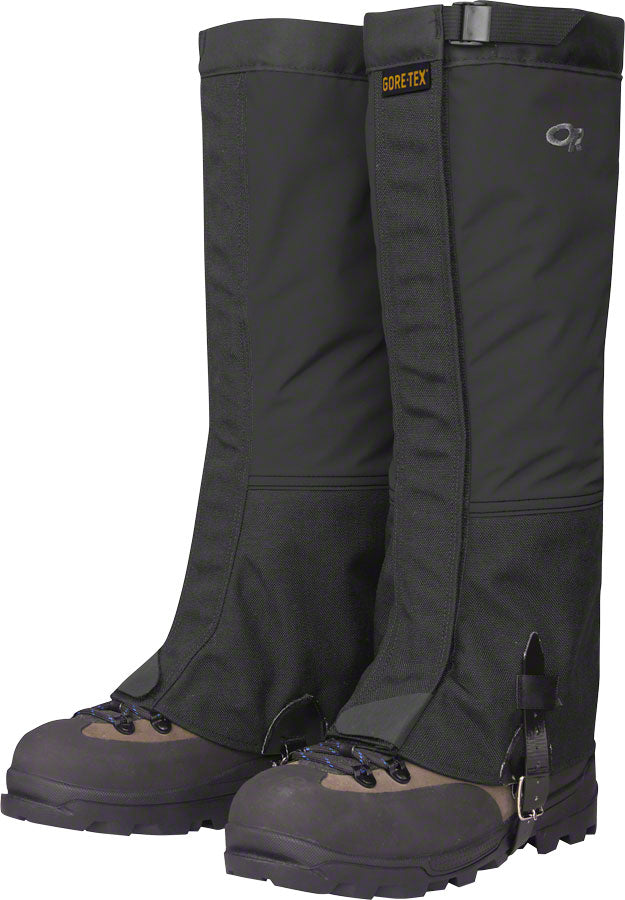 Outdoor Research Crocodiles Gaiters: Black MD